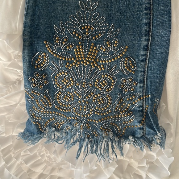 Blank NYC kick flare distressed jeans - Picture 4 of 8